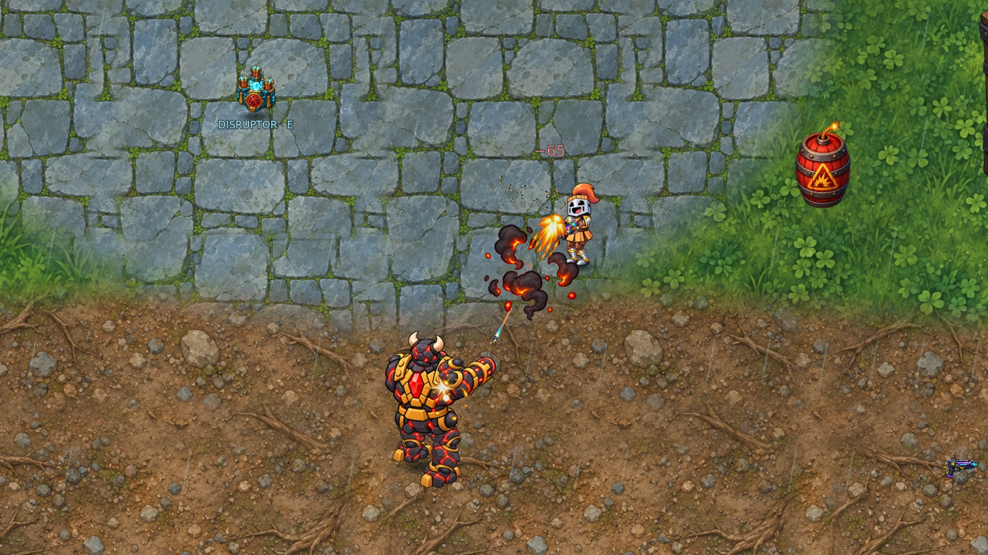 Monsters in LAST BULLET gameplay footage